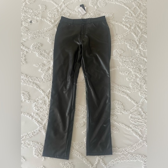 Banana Republic Slim Vegan Leather Pant - Picture 2 of 13